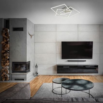 Brilo - LED Pritemdomas tvirtinamas sietynas FRAME LED/40W/230V 2700-5000K Wi-Fi Tuya + nuotolinio valdymo pultas
