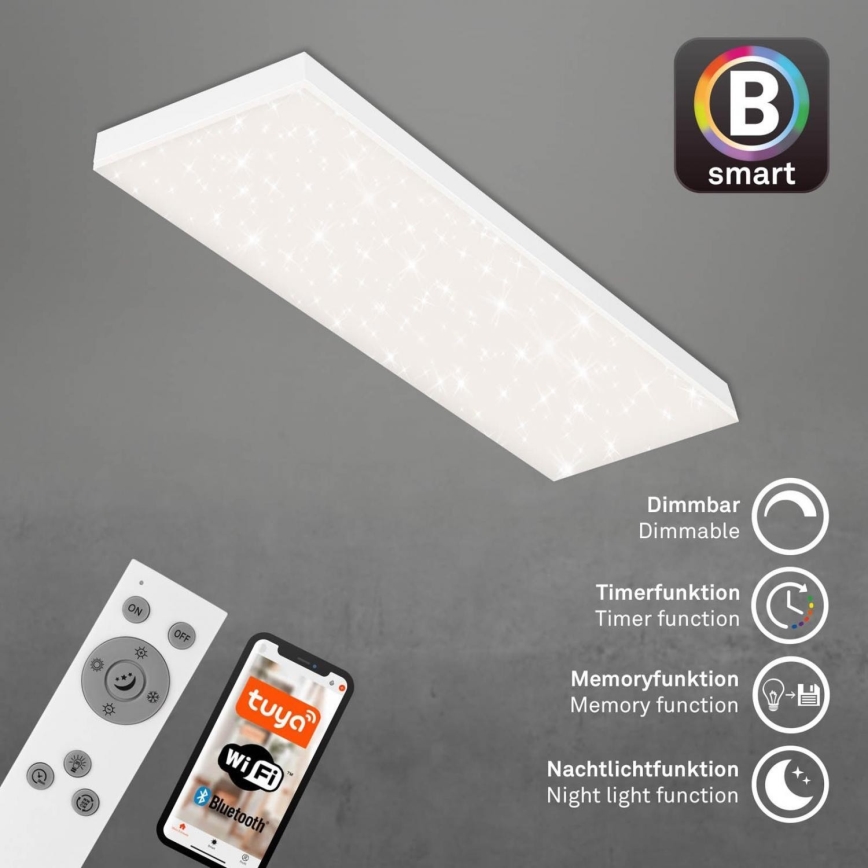 Brilo - LED Reguliuojama ant pagrindo montuojama panelė FRAMELESS LED/28W/230V 3000-6500K Wi-Fi Tuya + nuotolinio valdymo pultas