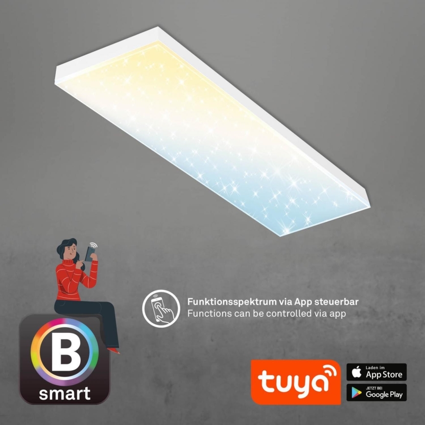 Brilo - LED Reguliuojama ant pagrindo montuojama panelė FRAMELESS LED/28W/230V 3000-6500K Wi-Fi Tuya + nuotolinio valdymo pultas