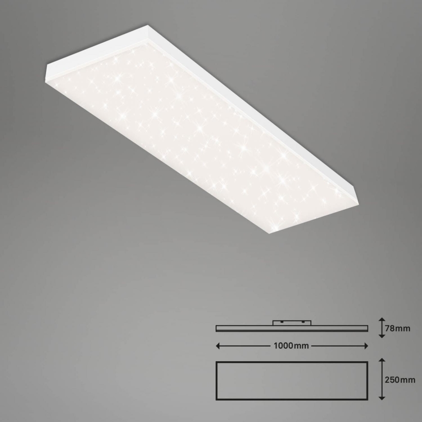 Brilo - LED Reguliuojama ant pagrindo montuojama panelė FRAMELESS LED/28W/230V 3000-6500K Wi-Fi Tuya + nuotolinio valdymo pultas