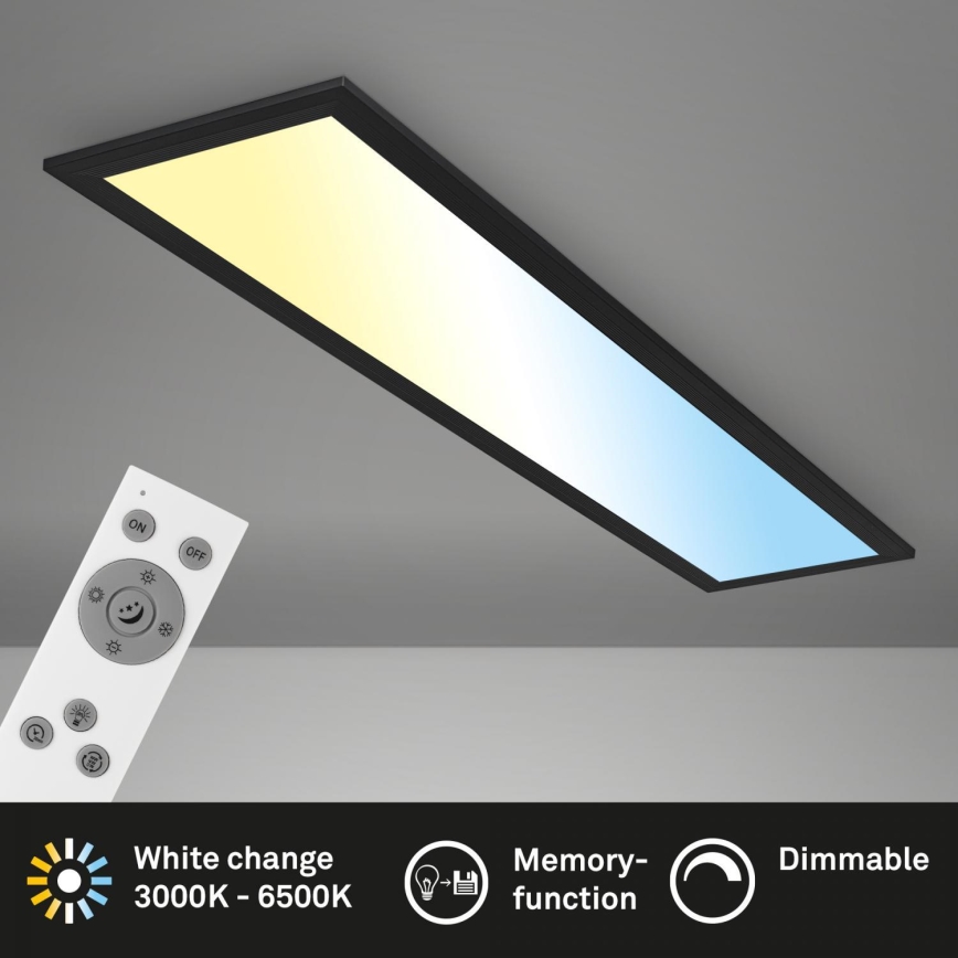 Brilo - LED Reguliuojama ant pagrindo montuojama panelė LED/24,5W/230V 3000-6500K + nuotolinio valdymo pultas