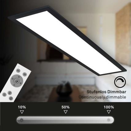 Brilo - LED Reguliuojama ant pagrindo montuojama panelė LED/24,5W/230V 3000-6500K + nuotolinio valdymo pultas