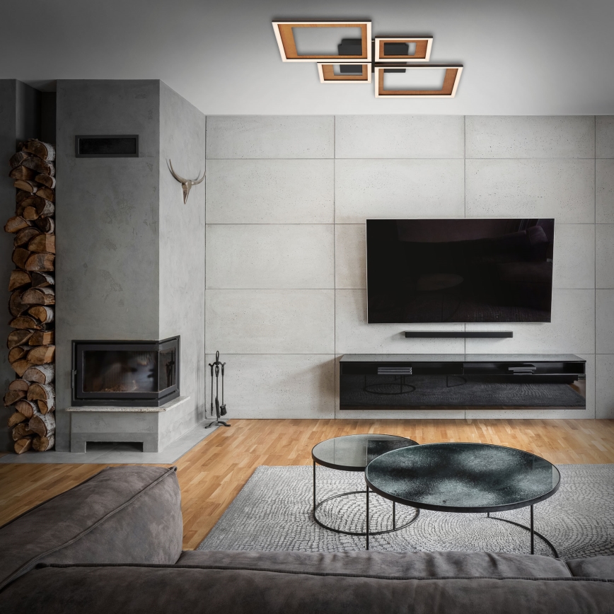Brilo - LED reguliuojamas paviršinis šviestuvas FRAME LED/38W/230V
