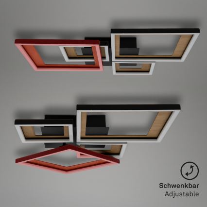 Brilo - LED reguliuojamas paviršinis šviestuvas FRAME LED/38W/230V