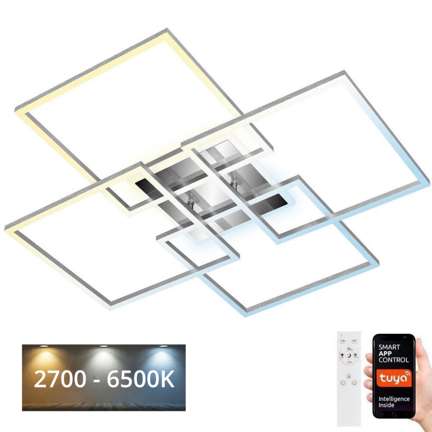 Brilo - LED reguliuojamas lubinis šviestuvas FRAME LED/50W/230V 2700-6500K Wi-Fi Tuya + nuotolinis valdymas