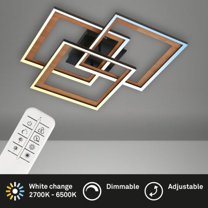 Brilo - LED reguliuojamas lubinis šviestuvas FRAME LED/45W/230V 2700-6500K + nuotolinis valdymas
