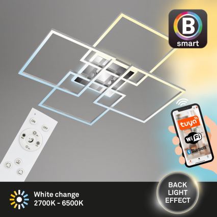 Brilo - LED reguliuojamas lubinis šviestuvas FRAME LED/50W/230V 2700-6500K Wi-Fi Tuya + nuotolinis valdymas