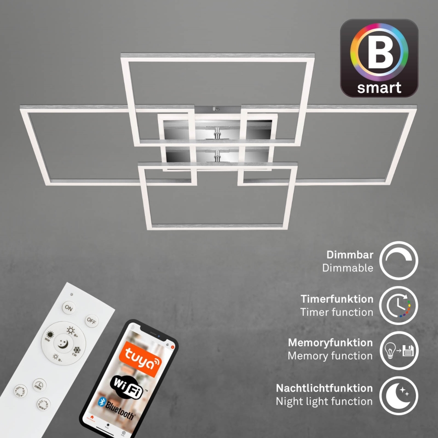 Brilo - LED reguliuojamas lubinis šviestuvas FRAME LED/50W/230V 2700-6500K Wi-Fi Tuya + nuotolinis valdymas