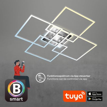 Brilo - LED reguliuojamas lubinis šviestuvas FRAME LED/50W/230V 2700-6500K Wi-Fi Tuya + nuotolinis valdymas