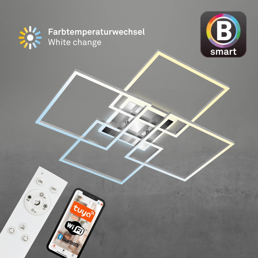 Brilo - LED reguliuojamas lubinis šviestuvas FRAME LED/50W/230V 2700-6500K Wi-Fi Tuya + nuotolinis valdymas