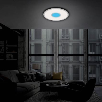 Brilo - LED RGB pritemdomas lubinis šviestuvas CENTRO LED/24W/230V 2700-6500K Wi-Fi Tuya + nuotolinio valdymo pultas
