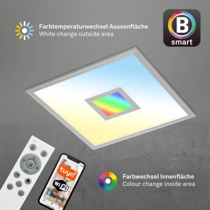 Brilo - LED RGB pritemdomas lubinis šviestuvas CENTRO LED/24W/230V 2700-6500K Wi-Fi Tuya + nuotolinio valdymo pultas
