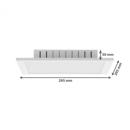 Brilo - LED RGB pritemdomas lubinis šviestuvas COLOUR LED/15W/230V 3000-6500K + nuotolinio valdymo pultas