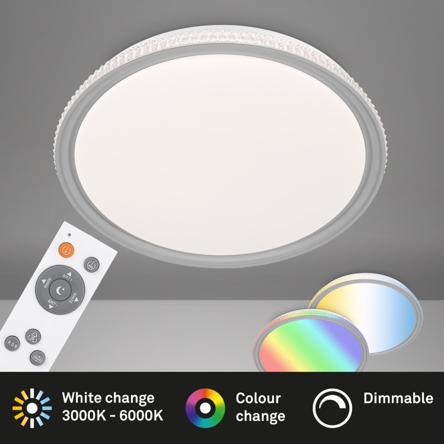 Brilo - LED RGB dimeriuojamas lubinis šviestuvas LED/40W/230V 3000-6500K + nuotolinis valdymas