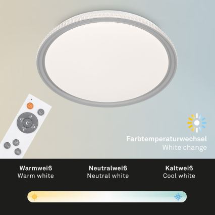 Brilo - LED RGB dimeriuojamas lubinis šviestuvas LED/40W/230V 3000-6500K + nuotolinis valdymas