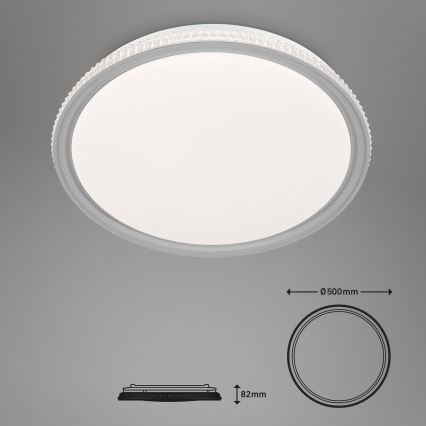 Brilo - LED RGB dimeriuojamas lubinis šviestuvas LED/40W/230V 3000-6500K + nuotolinis valdymas