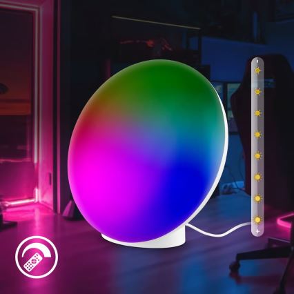 Brilo - LED RGBIC reguliuojamo ryškumo įkraunama stalinė lempa TARA LED/6W/5V 3000-6500K Wi-Fi Tuya + nuotolinis valdymas