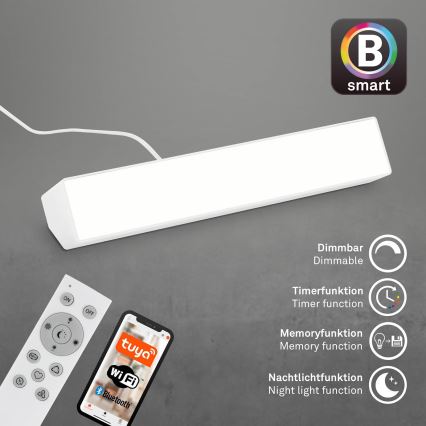 Brilo - LED RGBW Pritemdomas stalinis šviestuvas LED/9W/230V 3000-6500K Wi-Fi Tuya + nuotolinio valdymo pultas