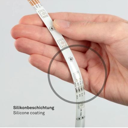 Brilo - LED RGBW Reguliuojama juostelė 6,5m LED/22W/230V + nuotolinio valdymo pultas
