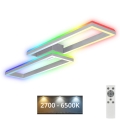 Brilo - LED RGBW Tvirtinamas pritemdomas sietynas FRAME 2xLED/21W/230V 2700-6500K + nuotolinio valdymo pultas