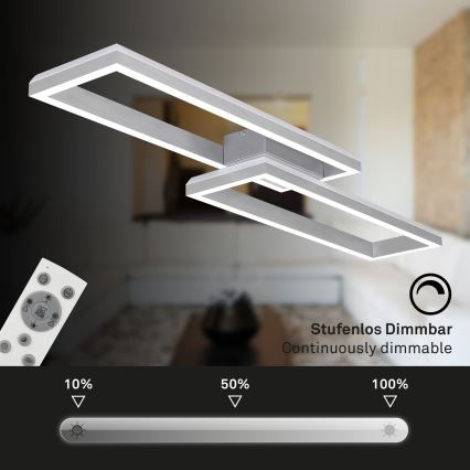 Brilo - LED RGBW Tvirtinamas pritemdomas sietynas FRAME 2xLED/21W/230V 2700-6500K + nuotolinio valdymo pultas