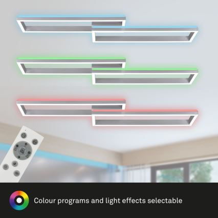 Brilo - LED RGBW Tvirtinamas pritemdomas sietynas FRAME 2xLED/21W/230V 2700-6500K + nuotolinio valdymo pultas