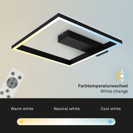 Brilo - LED RGBW Tvirtinamas pritemdomas sietynas FRAME LED/18W/230V 2700-6500K + nuotolinio valdymo pultas