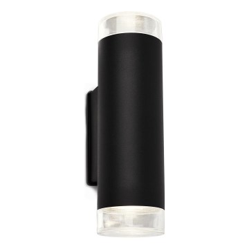 Brilo - LED sieninis lauko šviestuvas 2xGU10/4,7W/230V IP44 4000K juoda