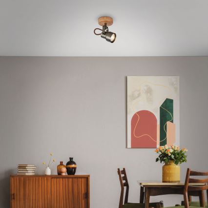 Brilo - LED taškinis šviestuvas TAHUN 1xGU10/5W/230V 3000K rudas