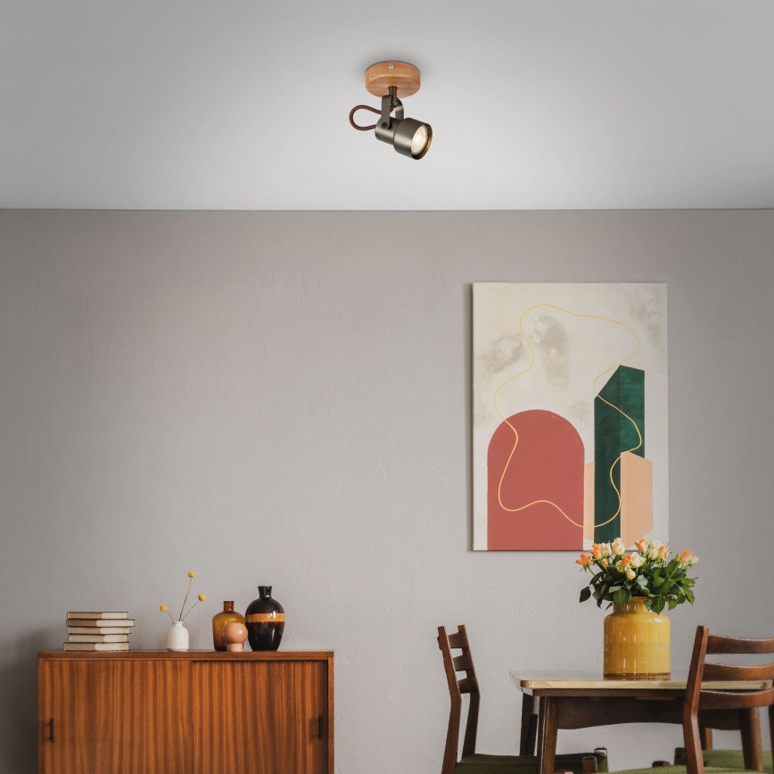 Brilo - LED taškinis šviestuvas TAHUN 1xGU10/5W/230V 3000K rudas