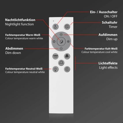 Brilo - RGBW Reguliuojamas lubinis šviestuvas SLIM LED/24W/230V 3000-6500K 100x25 cm + nuotolinio valdymo pultas