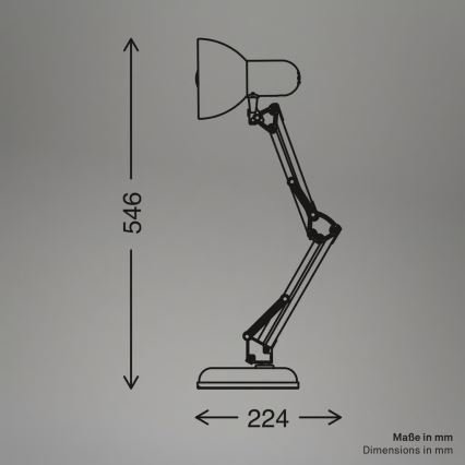 Brilo - Stalinė lempa PIXA 1xE14/25W/230V smėlinė