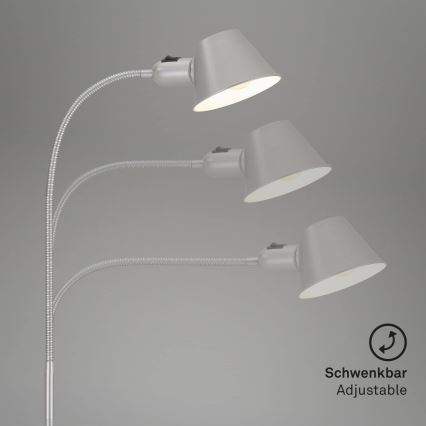 Brilo - Stalinis šviestuvas 1xE27/10W/230V matinis chromas