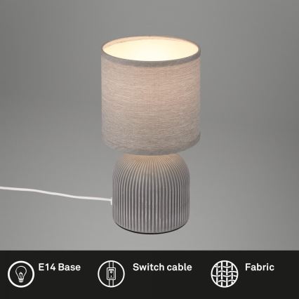 Brilo - stalinis šviestuvas INO 1xE14/10W/230V pilkas