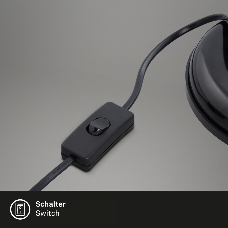 Brilo - Stalinis šviestuvas PIXA 1xE14/25W/230V juodas