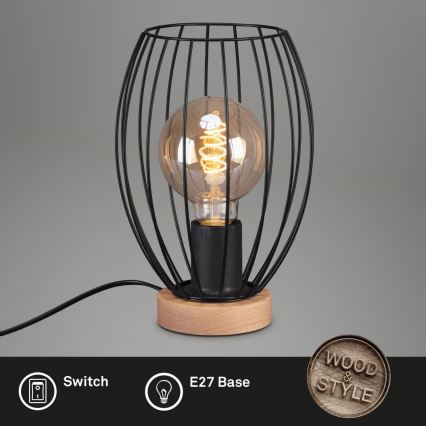 Brilo - Stalinis šviestuvas WAKTU 1xE27/25W/230V kaučiukas