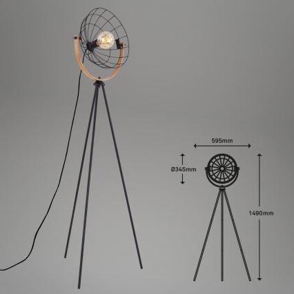 Brilo - Toršeras MESH 1xE27/40W/230V
