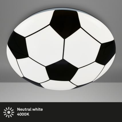 Brilo - Vaikiškas LED lubinis šviestuvas FOTBALL LED/12W/230V