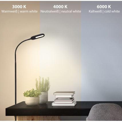 Briloner 1297-015 - LED Pritemdomas lankstus toršeras LED/6,6W/230V 3000K/4000K/6000K