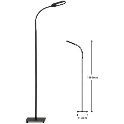Briloner 1297-015 - LED Pritemdomas lankstus toršeras LED/6,6W/230V 3000K/4000K/6000K
