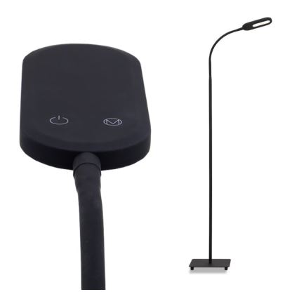 Briloner 1297-015 - LED reguliuojama lanksčioji pastatoma lempa LED/6,6W/230V 3000K/4000K/6000K