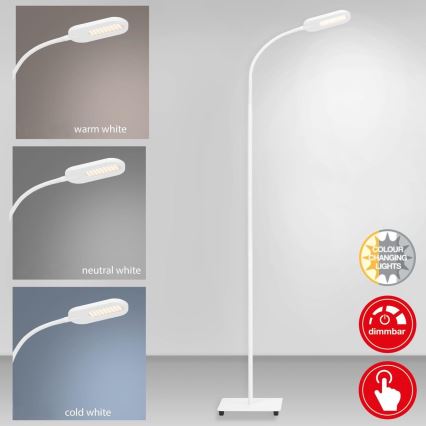 Briloner 1297-016 - LED šviesos reguliavimas jutiklinė Toršeras LED/8W/230V 3000/4000/6000K