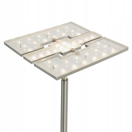 Briloner 1328-022 - LED dimeriuojama grindinė lempa LED/21W/230V + LED/3,5W matinis chromas