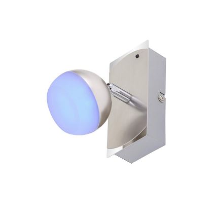 Briloner 2040-012 - LED RGB Pritemdomas kryptinis šviestuvas 1xLED/3,3W/230V + Nuotolinio valdymo pultas