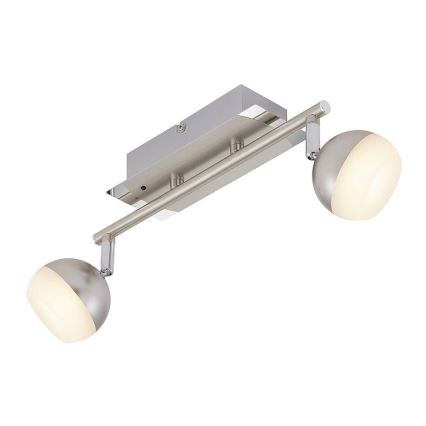 Briloner 2040-022 - LED RGB Pritemdomas kryptinis šviestuvas 2xLED/3,3W/230V + Nuotolinio valdymo pultas