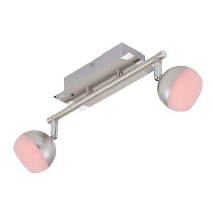 Briloner 2040-022 - LED RGB reguliuojamas taškinis šviestuvas 2xLED/3,3W/230V + nuotolinis valdymas