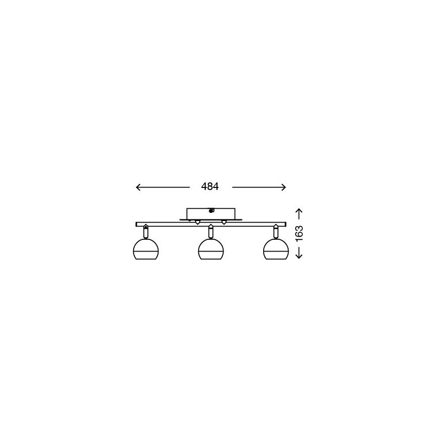 Briloner 2040-032 - LED RGB Pritemdomas kryptinis šviestuvas 3xLED/3,3W/230V + Nuotolinio valdymo pultas