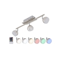 Briloner 2040-032 - LED RGB reguliuojamas taškinis šviestuvas 3xLED/3,3W/230V + nuotolinis valdymas