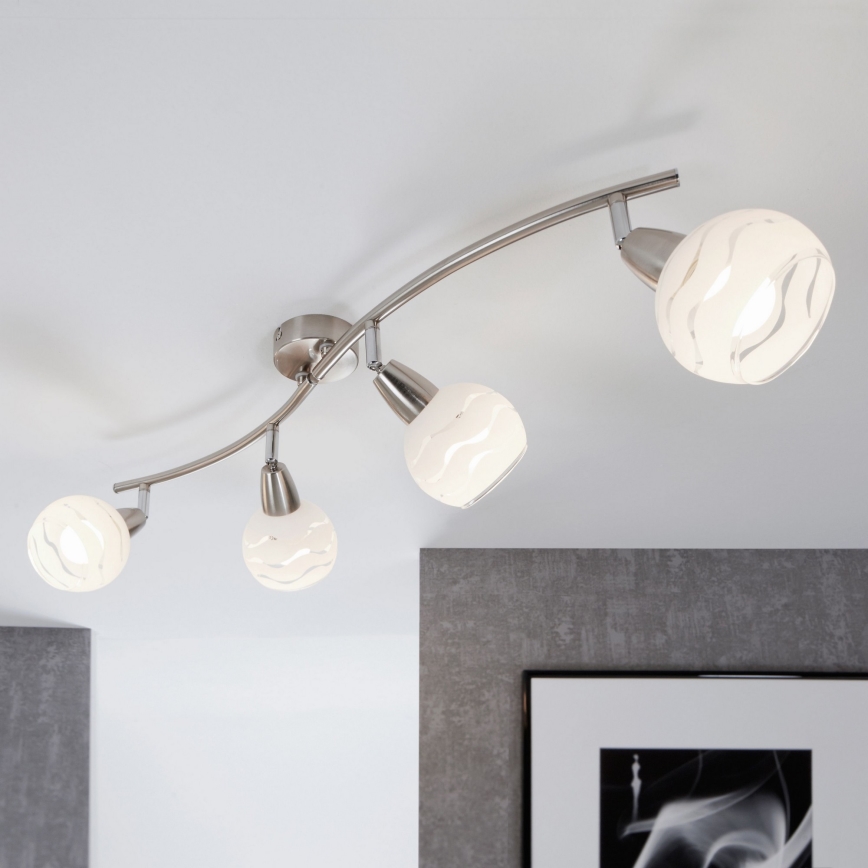 Briloner 2046-042 - Akcentinis šviestuvas VIOLA 4xE14/40W/230V
