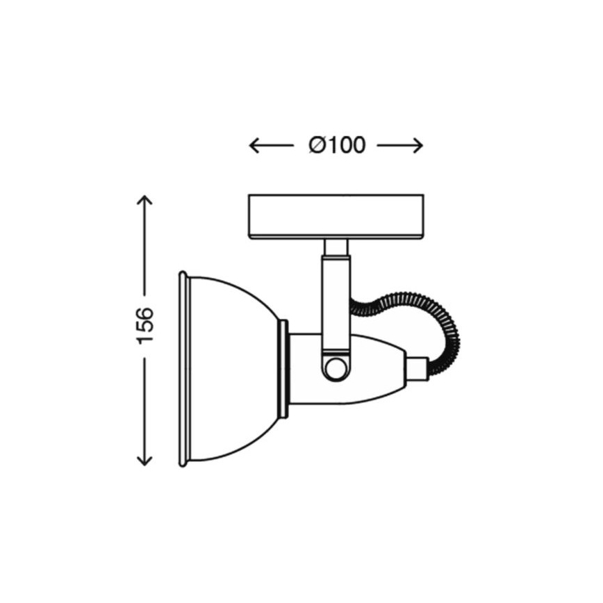Briloner 2049-010 - Sieninis akcentinis šviestuvas SOFT 1xE14/40W/230V